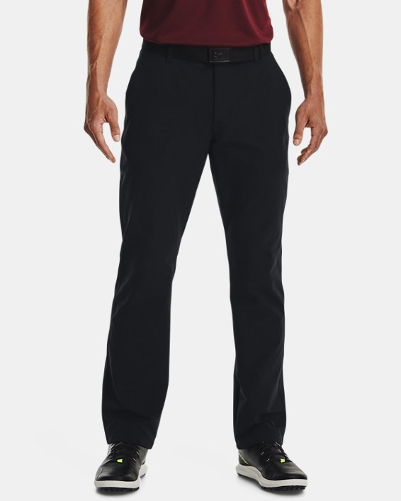 กางเกงขายาว UA Tech™ Tapered สำหรับผู้ชาย in Black image number 0